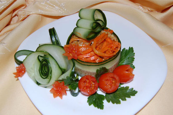 Готовый салат из корейской морковки фото