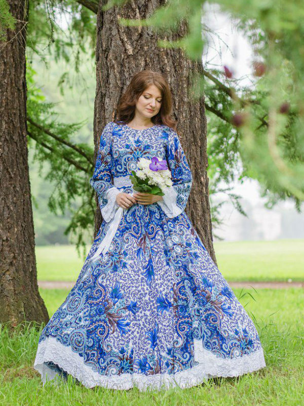 Образ невесты в русском стиле фото
