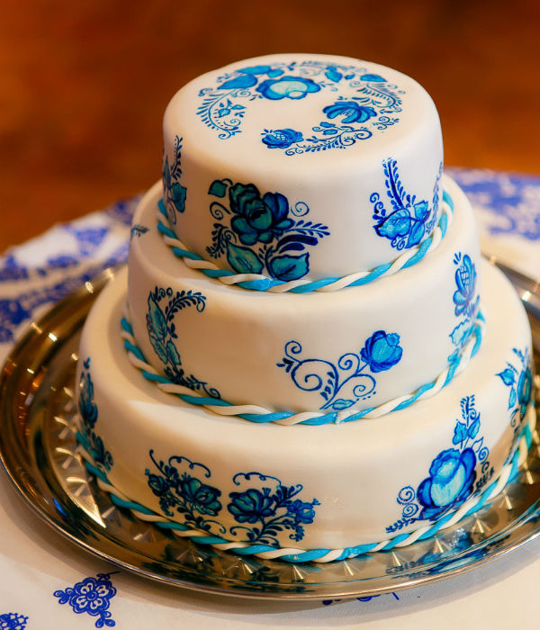 Свадебный торт в русском стиле фото