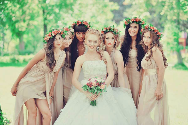 Съемка с подружками невесты фото