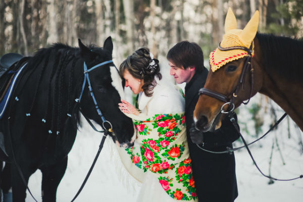 Лошади для русской свадьбы фото