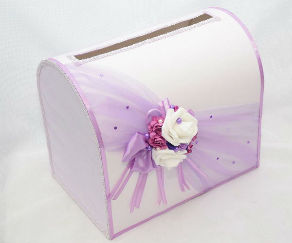 Фиолетовый сундучок для подарков фото