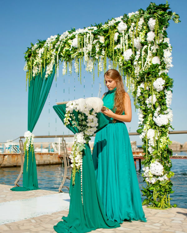 Морская свадьба фото