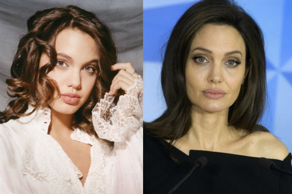 Джоли в молодости и теперь фото