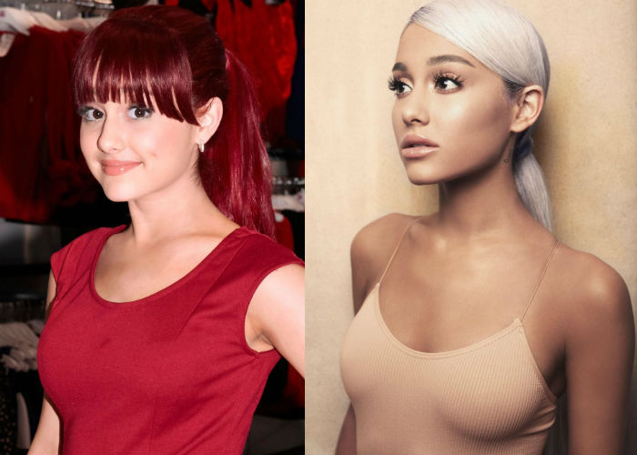 Певица Ариана Гранде до и после пластики лица и удачного похудения фото