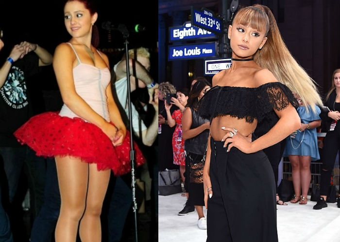 Певица Ариана Гранде до и после пластики и похудения фото