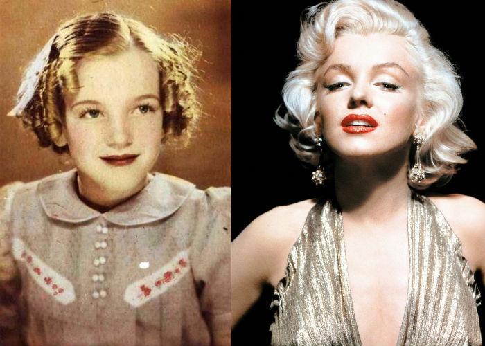 Известная актриса XX века красавица Мэрилин Монро до и после пластики губ, контура лица, губ и груди фото
