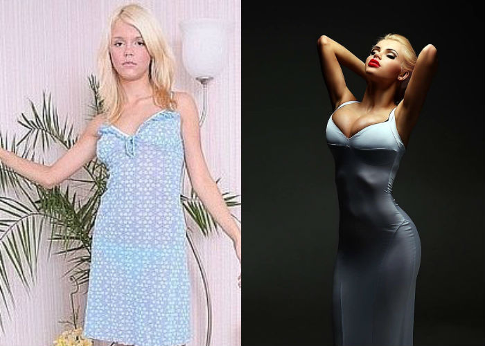 Известная диджей и модель Катя Самбука после многих пластических операций лица и груди фото