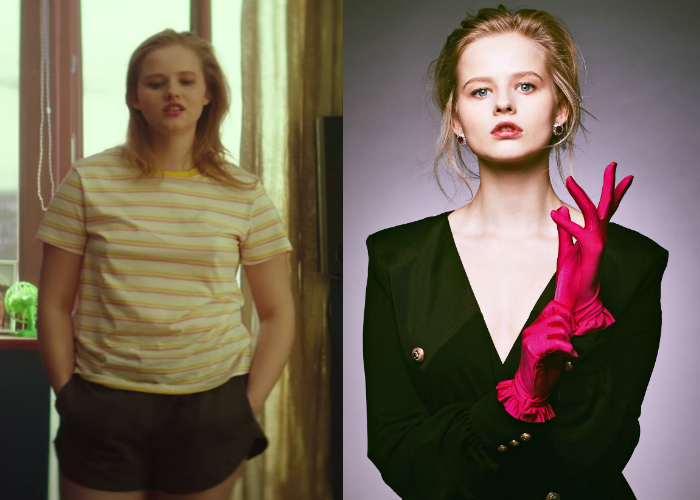 Молодая русская актриса Александра Бортич до и после похудения на 20 килограмм фото