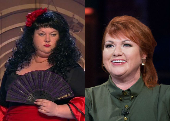 Известная комедийная актриса и участница КВН Ольга Картункова до и после похудения на 60 килограмм  фото