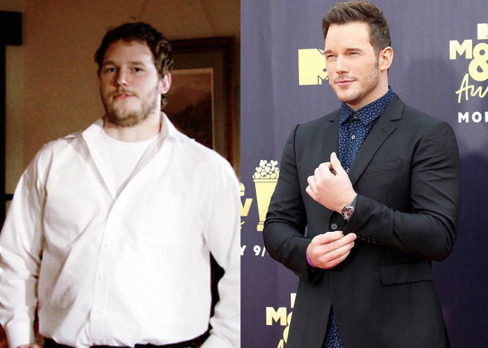 Крис Прэтт до и после похудения на 30 килограмм фото