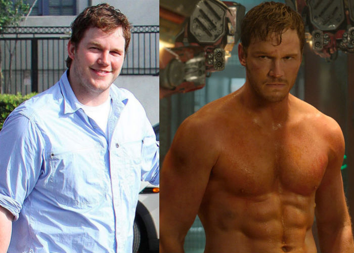 Крис Прэтт до и после феноменального похудения на 30 килограмм фото