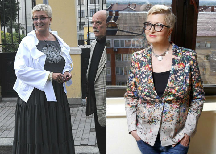 Известный русский писатель Татьяна Устинова до и после прекрасного похудения на 100 килограмм фото