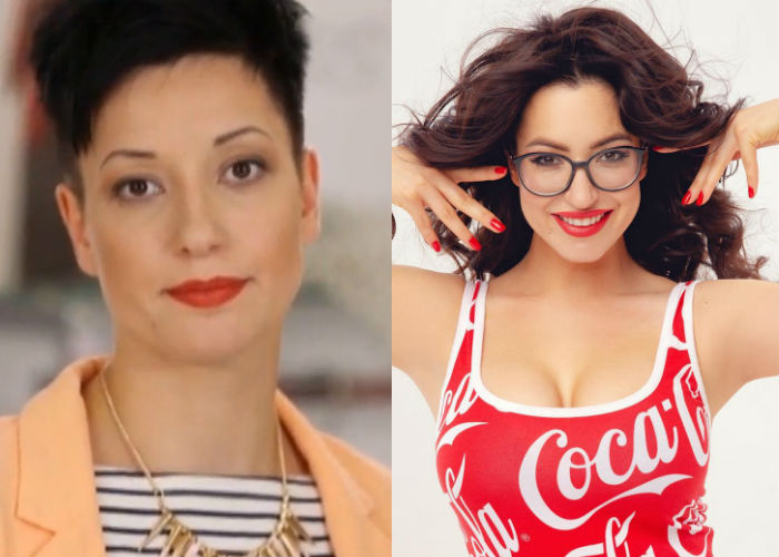 Стилист и телеведущая Катя Гершуни до и после пластики лица фото