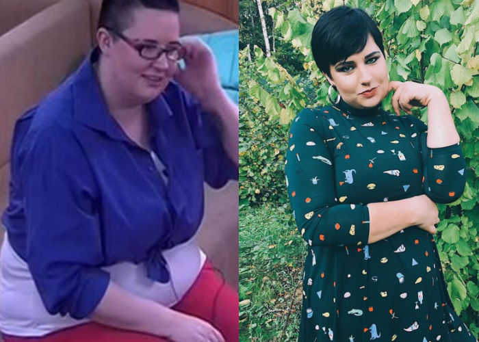 Участница "Дом-2" Саша Черно до и после похудения на фото