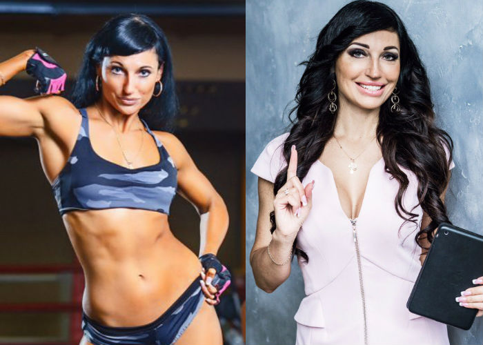 Известная фитнес модель и блогер Зинаида Руденко до и после пластики губ и груди фото