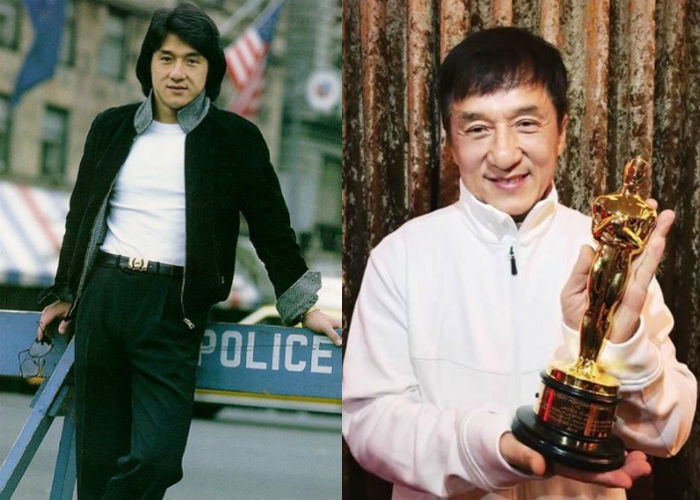 Китайский актер и каскадер Джеки Чан в молодости 35-40 лет назад фото