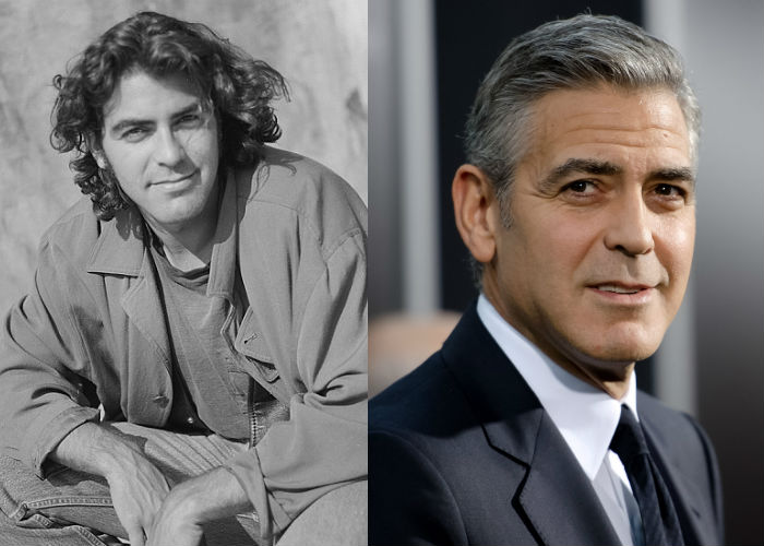 Актер Джордж Клуни в молодости 35 лет назад и сейчас фото