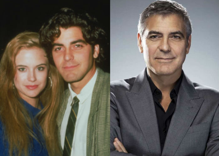 Известный актер Джордж Клуни в молодости 35-40 лет назад и сейчас фото