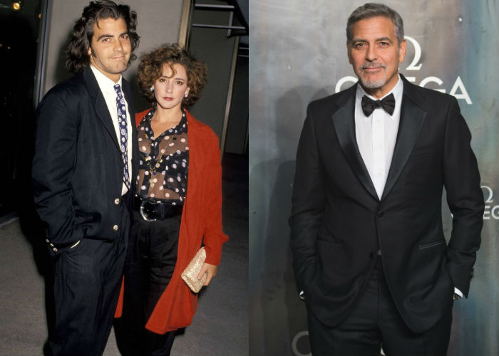 Джордж Клуни в молодости 35-40 лет назад и сейчас фото