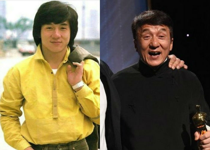 Китайский актер и каскадер Джеки Чан в молодости 40 лет назад фото