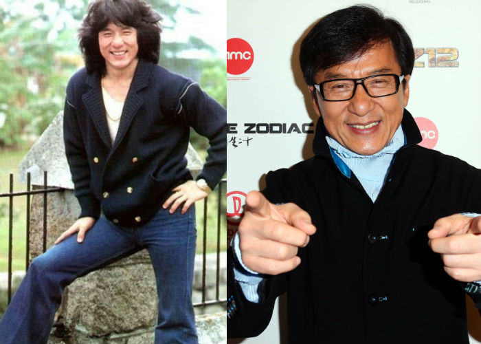 Актер и каскадер Джеки Чан в молодости 35 лет назад фото