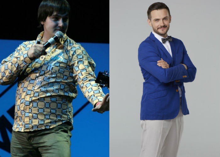 Известный комик и резидент Comedy Club Андрей Аверин до и после похудения на 30 килограмм фото