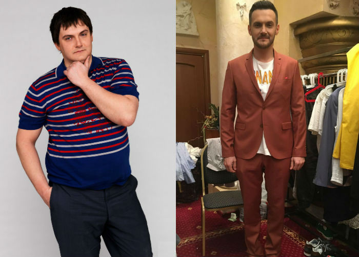 Комик и резидент Comedy Club Андрей Аверин до и после похудения на 30 килограмм фото