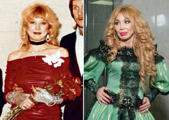 Певица Маша Распутина в молодости 25-35 лет назад и теперь фото