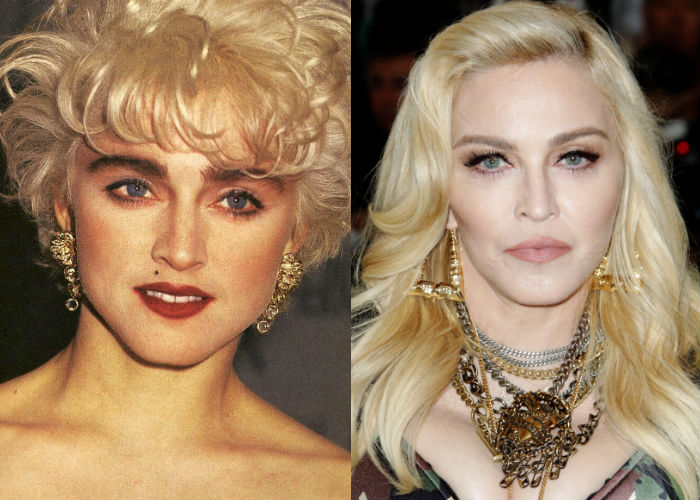 Популярная американская певица и актриса Мадонна в молодости 30-40 лет назад фото