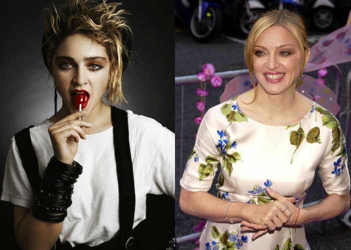 Певица Мадонна в молодости 30-40 лет назад и сейчас фото