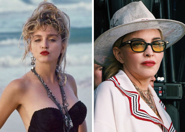 Певица Мадонна в молодости 30-40 лет назад фото